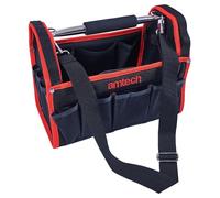 19 POCKETS 300mm TOOL CADDY BAG HEAVY DUTY HOLDALL HANDLE 13" CARRY CASE FREE PP