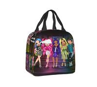 (19) Rainbow High Ruby Lunch Box Women Animated Cooler Thermal Food Insulated Lunch Bag Kids School Children Resuable Picnic Tote Bag