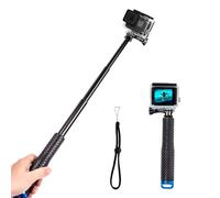 19'' Selfie Stick Extension Pole for Action Camera with a Span for GoPro mounts, for Osmo Mobile 7P, Brave 7 & Osmo Action 5 Pro, selfie stick or tripod for PS5 controller sticks for gopro hero 10