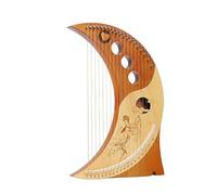 19-String Harp, Chang'e Flying To The Moon Shape, Box-Type String Instrument, with Instrument Storage Bag