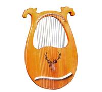 19 String Lyre Harp Wood Harp Metal String Instrument Included Mahogany Cloth Harp String Metal(12)
