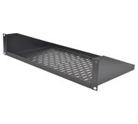 19" Vented Rack Shelf Tray Flight Case Mountable - 2U
