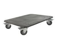 19" Wheel Base Trolley Rack Data Cabinet Castors Brakes Flight Case Transport PA
