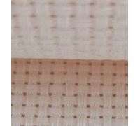 19" x 28" 11CT Counted Cotton Aida Cloth Cross Stitch Fabric (Cream)