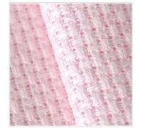 19" x 28" 11CT Counted Cotton Aida Cloth Cross Stitch Fabric (Pink)