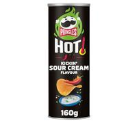 19 x Pringles Hot Kickin Sour Cream Flavour 160G