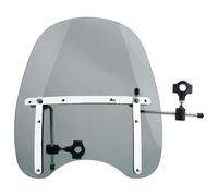 19"x17" Motorcycle Accessories Windshield Windscreen Wind 7/8"1" Handlebar For Shadow 1100 For VLX600 Scooter ATV