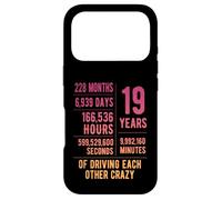 19 Years Married Funny 19th Wedding Anniversary Case for iPhone 17 Pro