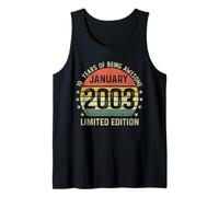 19 Years of Being Awesome Funny 19th Birthday Tank Top
