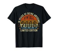 19 Years Of Being Awesome Vintage 2006 19th Birthday Gifts T-Shirt