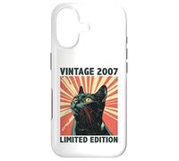 19 Years Old Gift Vintage 2007 Cat Lover 19th Birthday Retro Case for iPhone 17