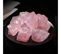 190-200g 2-6cm Crystal Bulk Stone Rough Stone Raw Rose Quartz for Home Room Garden Decoration