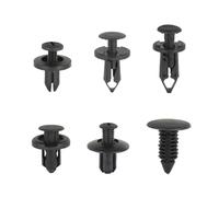 190 Pcs Auto Fender Liner Clips 6 Size Auto Push Pin Rivets Set Plastic Bumper Retainer Clips Car Plastic Rivets Fasteners Compatible With Automotive Vehicles