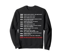 1900 Women's Rights Timeline Activist 2025 Witchers Feminism Sweatshirt