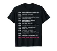 1900 Women's Rights Timeline Activist 2025 Witchers Feminism T-Shirt