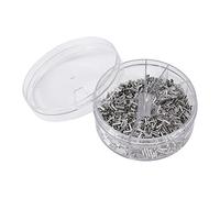 1900Pcs Inflaming ing Copper Crimp Wire Connector Kit 0.5-2.5mm²Non Insulated Pin Cord End Terminal for Industrial Appliances