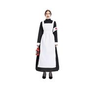 1900s The Lady With The Lamp Nurse Florence Nightingale Costume Uniform Cosplay Purim Halloween Fantasia Dress Up
