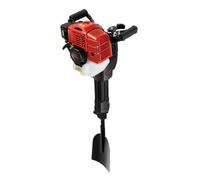 1900W 2-Stroke Portable Garden Tree Digger Standing Heavy Duty Jack Hammer Concrete Breaker Shovel Single Cylinder Air-Cooled, with Filter & Fine Steel Collet, 3.5n.m, 52cc