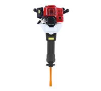 1900W Demolition Jack Hammer, 2 Stroke Multifunctional Portable Drills Crushing Pick, Handheld Crusher Tools, Gas Powered Demolition Jack Hammer Concrete Breaker Rock Chisel, Point and Flat Chisels
