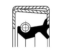 19017041B CORTECO Shaft Seal, wheel hub for TOYOTA