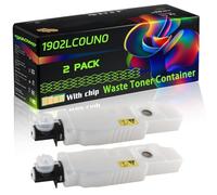 1902LC0UN0 WT860 Compatible for Kyocera Waste Toner Container with Chip FS-C8600DN FS-C8650DN TASKalfa 3501i Printers (2-Pack Black)