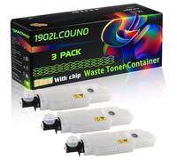1902LC0UN0 WT860 Compatible for Kyocera Waste Toner Container with Chip FS-C8600DN FS-C8650DN TASKalfa 3501i Printers (3 Pack Black)