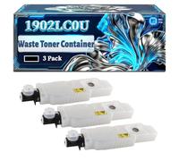 1902LC0UN0 WT860 Waste Toner Container Compatible for Kyocera FS-C8600DN FS-C8650DN TASKalfa 3501i 5500i Printers, With Chip Large Capacity 35000 Pages (3 Pack Black)