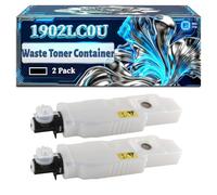 1902LC0UN0 WT860 Waste Toner Container Compatible for Kyocera TASKalfa 3550ci 5550ci 3050ci 4500i 3500i 4550ci Printers, With Chip Large Capacity 35000 Pages (2-Pack Black)