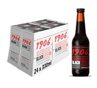1906 Black Coupage Dark Lager Beer, 24 x 330ml Bottles, Strong Spanish Lager