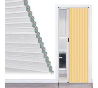 190CM Tall Folding Door/Temporary Honeycomb Accordion Doors, Home Interior Patio Bedroom Kitchen Partition Panel Divider(D Wxh,30X75IN(76x190cm))