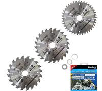 Bluespot Tools 19402 190Mm Circular Saw Blade Set 3 Piece