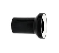 190mm Long Black Straight Soil Pipe Wc Toilet Waste Water Pan Connector