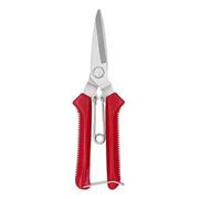 190mm Straight Head Pruning Shears Non-slip HandleStainless Steel Outils Manuels Household Bonsai Garden Scissors Pruing Shear(Red)