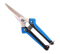 190mm Straight Head Pruning Stainless Steel Outils Manuels Household Bonsai Garden Scissors Pruing Shear(B blue)