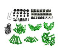 190PCS Fairing Bolt Kit For VFR800 VFR 800 800F 2002-2012 Motorcycle Windscreen Bolts Screws Nuts Clips Screw Fastener Fairing Bolt Kits Screws Fasteners(Green)