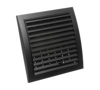 190x190mm / 7.5x7.5 inch Air Vent Cover - Adjustable Ventilation Grille with Flyscreen - ABS Plastic Anthracite