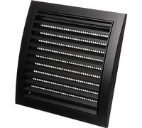 190x190mm / 8x8 inch Anthracite Plastic Ventilation Grille - Air Vent Cover with Insect Protection