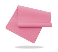 190X80Cm Tpe Exercise Mat, 6mm Non Slip Eco Friendly Odourless Yoga Mat With Storage Strap, Pink