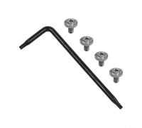 1911 Grips Screws Stainless Steel with O Rings and For T10 Key for Full Size Firearm Grips Providing Secure Fit and Resistance to Loosening (A)