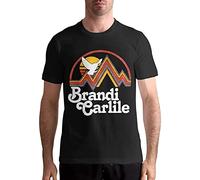 1913&KOAS Brandi Carlile Shirt Mens Classic Round Neck T-Shirt Cotton Short Sleeves Top (X-Large)