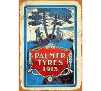 1913 Palmer Bicycle Tires Metal Sign Great Aluminum Tin Sign 8X12 Inches