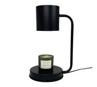 1918 London Minimalist Dimmable Electric Scented Candle Melter with Top-Down Heating, Adjustable Brightness, Safe Flameless Design, Fits All Candle Sizes (Black)