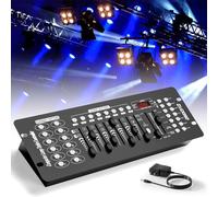 192 DMX Controller Use for Editing Program of Stage Lighting,DMX 512 DJ Controller Stage Light Controller Panel DMX Console for Party Music Show Christmas and Halloween