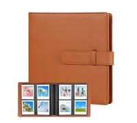 192 Pictures Photo Album for Fujifilm Instax Square SQ1 SQ6 SQ10 SQ20 Instant Camera, Fujifilm Instax SP-3 Mobile Printer, Extra Large Picture Albums for Fujifilm Instax Square Instant Film(Brown)