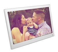 1920 * 1080 Digital Photo Frame, 12.5 Inch IPS Screen Metal Digital Photo Frame, Video Player, Electronic Clock, 16: 9 Digital Photo Frame Decorated for Home, Best Gift(UK) Double the comfort