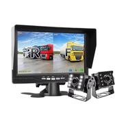 1920 * 1080 Recording DVR 2 Truck Backup Camera AHD Night Vision With 7" Vehicle Rear View Monitor Support SD Card Backup Camera(1 Camera-15m)(2 Cameras-10m-15m)