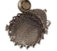 1920s British Coin Purse - Novelty Coin Holder Pouch, British Vintage Coin Purse, Coin Purse with Twisted Lid, Mesh Coin Purse, Chain Mail Coin Purse, Funny Coin Travel Wallet, Single attributes, see