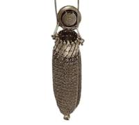 1920s English Coin Purse Vintage Mesh Structure Wallet,Retro Silver Mesh Coin Bag,Vintage Metal Chain Mesh Coin Purse Women Chain Mesh Coin Purse, Unique Attribute, Consulte la descripción, See