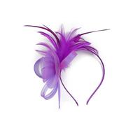 1920s Feathered Flower Headband Elegant Hairband Hair Styling Accessories For Women Aesthetic Formal Banquet Hairhoop