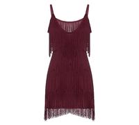 1920s Flapper Dress,Ladies Deluxe Flapper Costume Roaring 20s Dress Costume Sequin Fringed Dress Vintage Accessories for Women Cocktail Dress